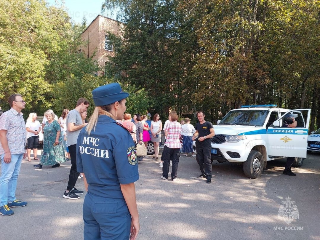 Тренировка по эвакуации проведена на избирательном участке в Солнечногорске